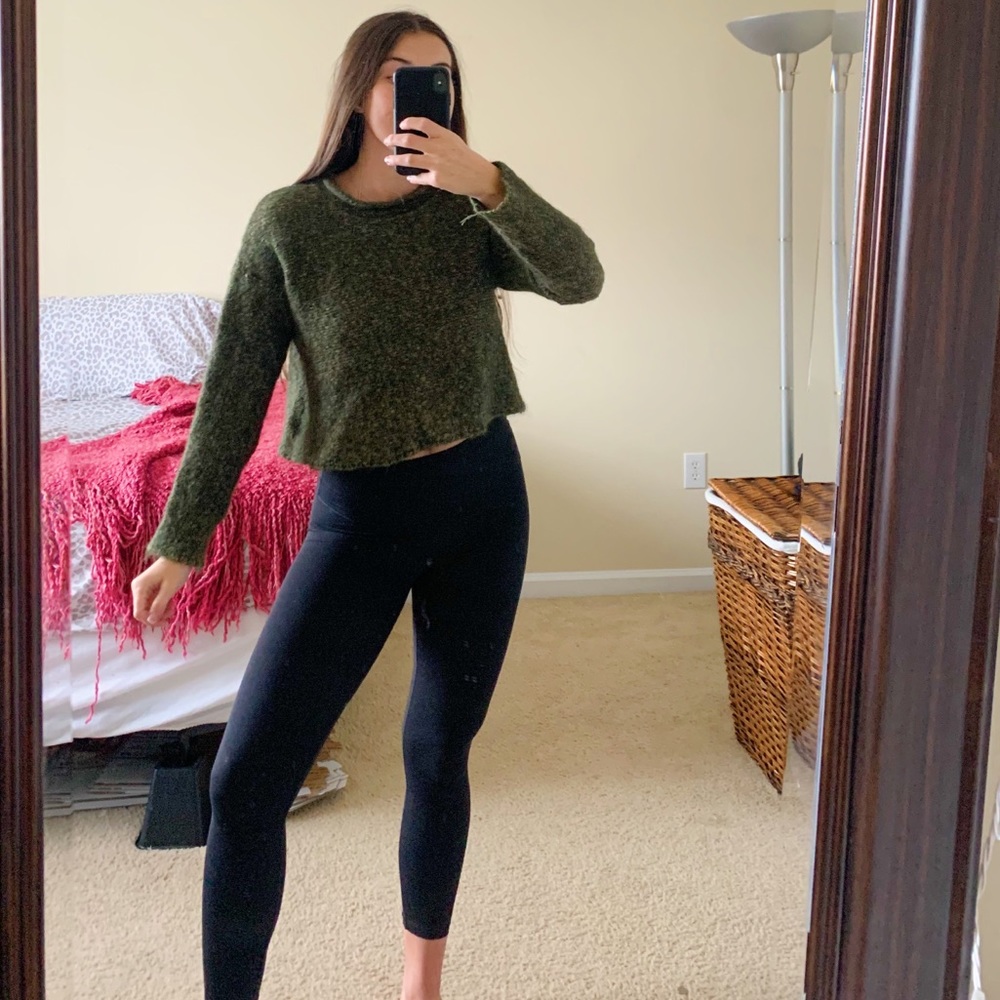 Eileen Fisher Army Green Sweater S